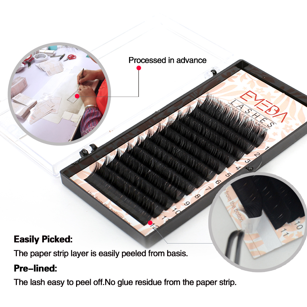 Premium Volume Eyelash Wholesaler Supply Korea PBT Fiber Eyelash Extension Vendors  